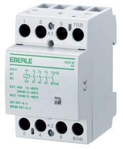Контактор (магнитный пускатель) Eberle ISCH 40-4S (40 А) - фото 5263