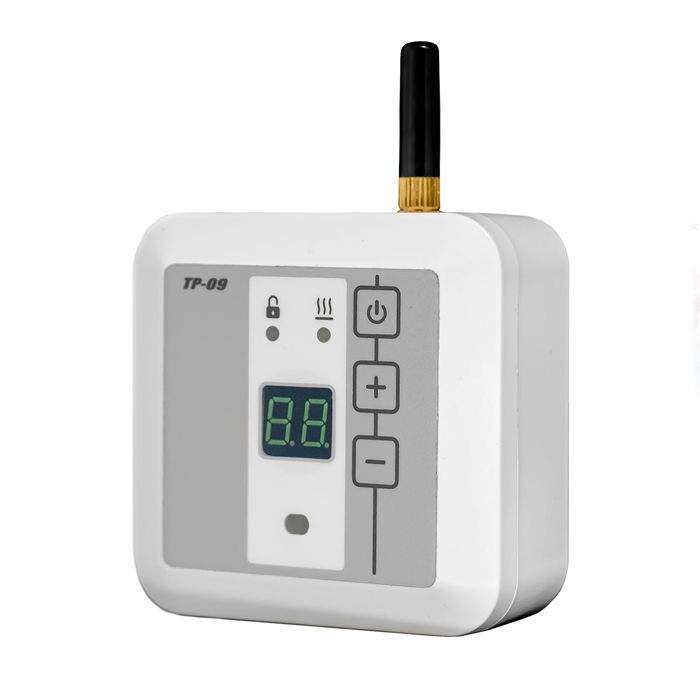 Терморегулятор ЭргоЛайт ТР-09 GSM с удалённым управлением по СМС с датчиками температуры пола и воздуха, накладной / встраиваемый, 16 А - фото 6941