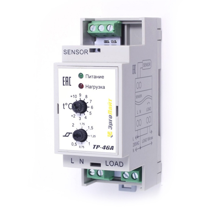 Терморегулятор ЭргоЛайт ТР-46 А ТР-46 А