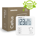 Программируемый терморегулятор AURATON Cetus (3013) с датчиком температуры воздуха, накладной, 16 А AURATON 3013