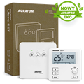 Беспроводной программируемый терморегулятор AURATON Libra SET (3021 RT) с датчиком температуры воздуха, накладной, 16 А AURATON 3021 RT